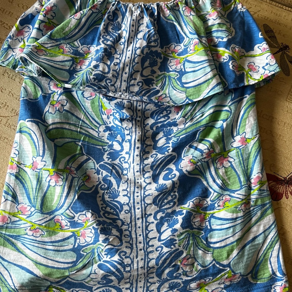 Lilly Pulitzer strapless T. Size small